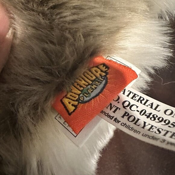 Adventure Planet‎ Plush Raccoon Stuffed Animal Gray Brown Furry Mask Size 12" H - Picture 8 of 8